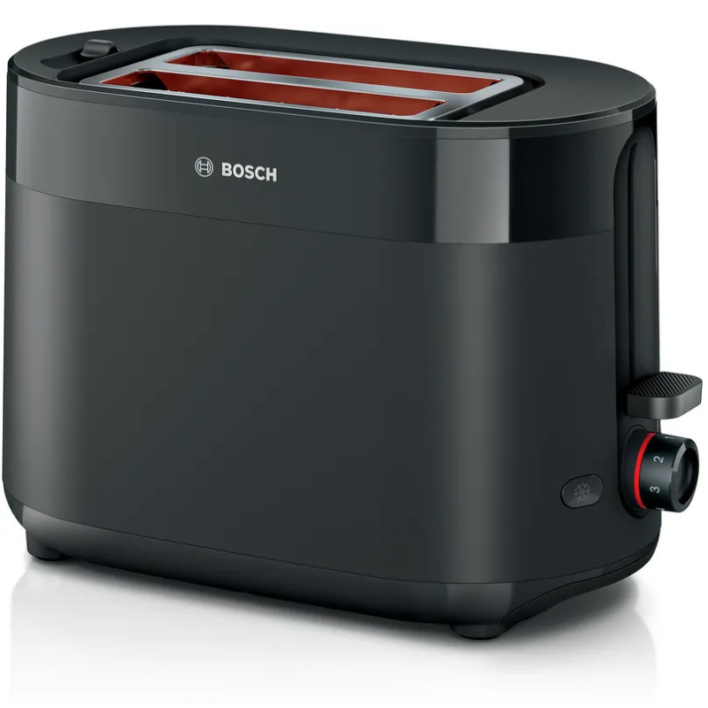 Prăjitor pâine compact MyMoment Black TAT2M123, Bosch